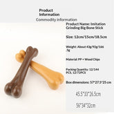 Durable chew toy for dogs in brown and beige, ideal for long-lasting fun and chewing satisfaction.