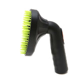 Pet grooming brush vacuum attachment designed for effective pet hair removal and grooming convenience.