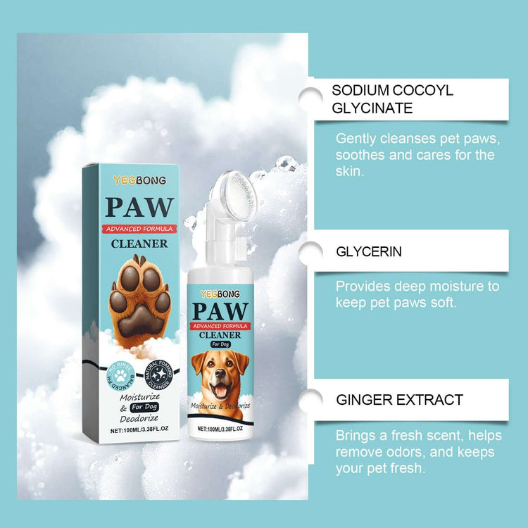 Paw Cleaner and Moisturizer for Dogs and Cats - dog and cat paw cleaner moisturizer