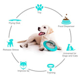 Pelota dispensadora de premios interactiva para perros: dispensador de comida, adiestramiento y entretenimiento para su comodidad.