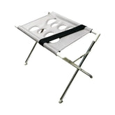 Foldable pet grooming table featuring quick-dry mesh, non-slip design for medium pets grooming and washing.