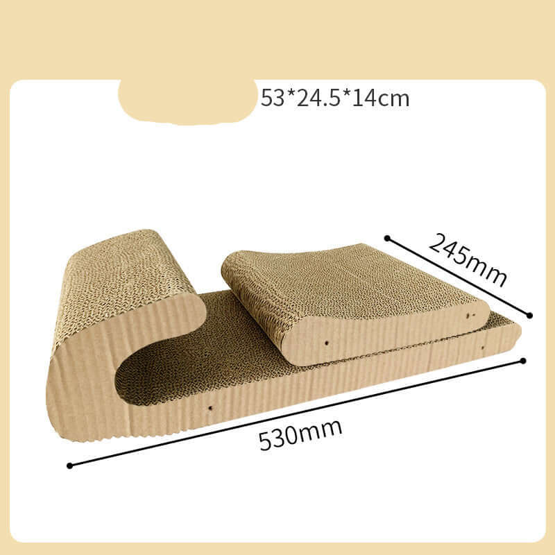 SUV car-shaped cat scratching board dimensions 53*24.5*14cm, a unique and fun design for your feline friend.